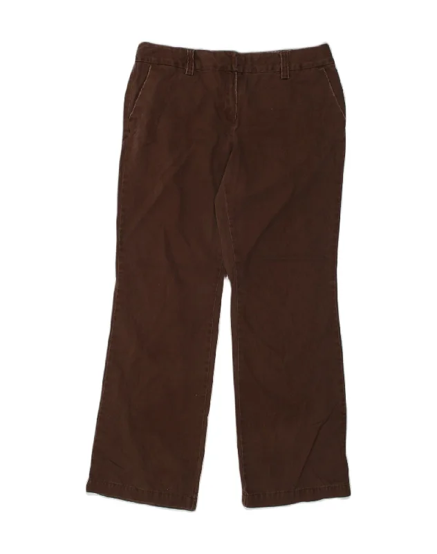 TOMMY HILFIGER Womens Straight Chino Trousers US 12 Large W32 L32 Brown Trousers Low Rise Relaxed TOMMY HILFIGER Womens Straight Chino Trousers US 12 Large W32 L32 Brown Trousers Low Rise Relaxed