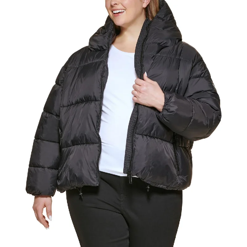 Plus Womens Insulated Hooded Puffer Jacket Toggled Jacket Drawstring Jacket Belted Jacket Plus Womens Insulated Hooded Puffer Jacket Toggled Jacket Drawstring Jacket Belted Jacket