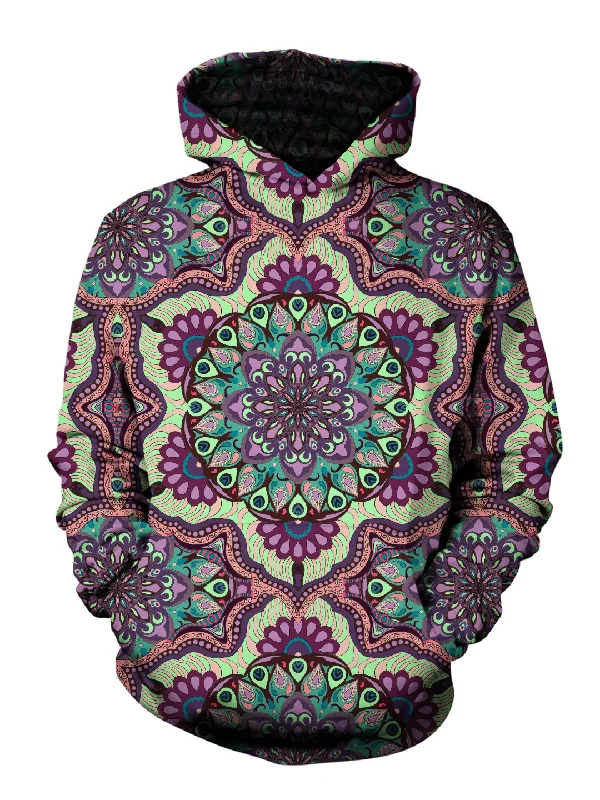 Muave Mania Pastel Retro Mandala Pullover Hoodie Hoodie with Hem Ribbing Snug Secure Muave Mania Pastel Retro Mandala Pullover Hoodie Hoodie with Hem Ribbing Snug Secure