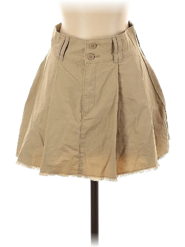 Casual Skirt ruffled skirt detail