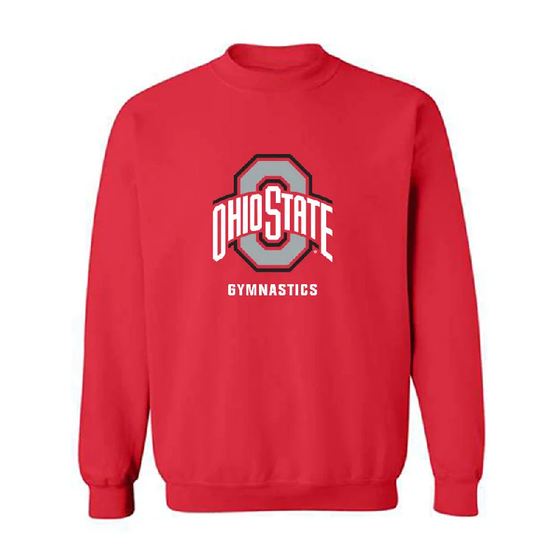 Ohio State - NCAA Women's Gymnastics : Cameron Smith - Classic Shersey Crewneck Sweatshirt Hoodie with Hem Raw Edge Edgy Unfinished Ohio State - NCAA Women's Gymnastics : Cameron Smith - Classic Shersey Crewneck Sweatshirt Hoodie with Hem Raw Edge Edgy Unfinished