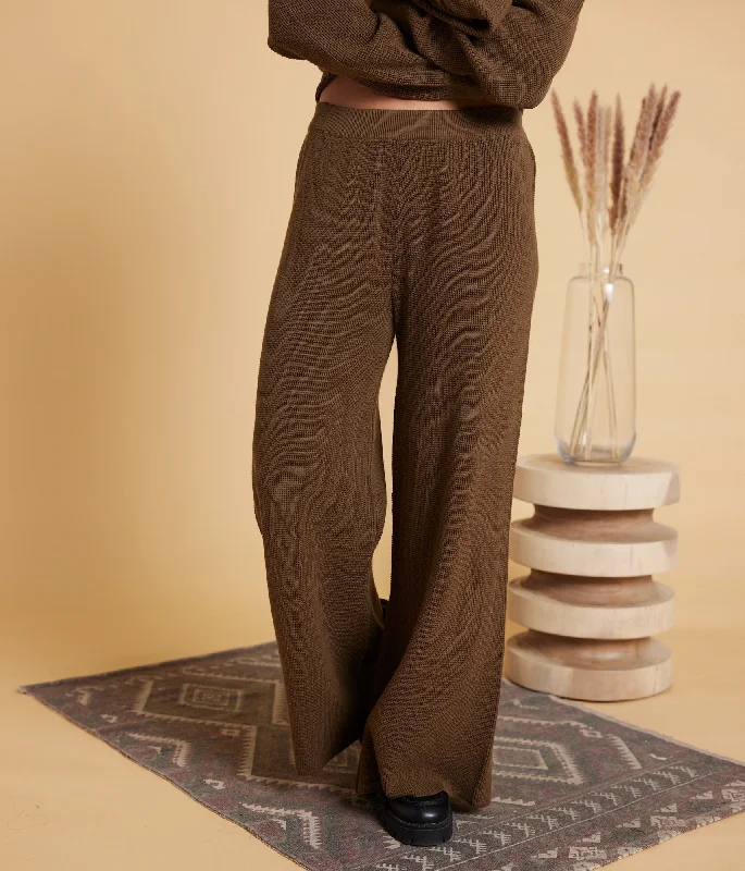 Helena Sweater Pant - Teak Boxy Sweater Fitted Sweater A-Line