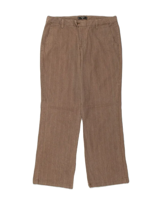 LEE Womens Riders Straight Casual Trousers UK 14 Large W34 L31 Brown Trousers Tapered Slim Fit LEE Womens Riders Straight Casual Trousers UK 14 Large W34 L31 Brown Trousers Tapered Slim Fit