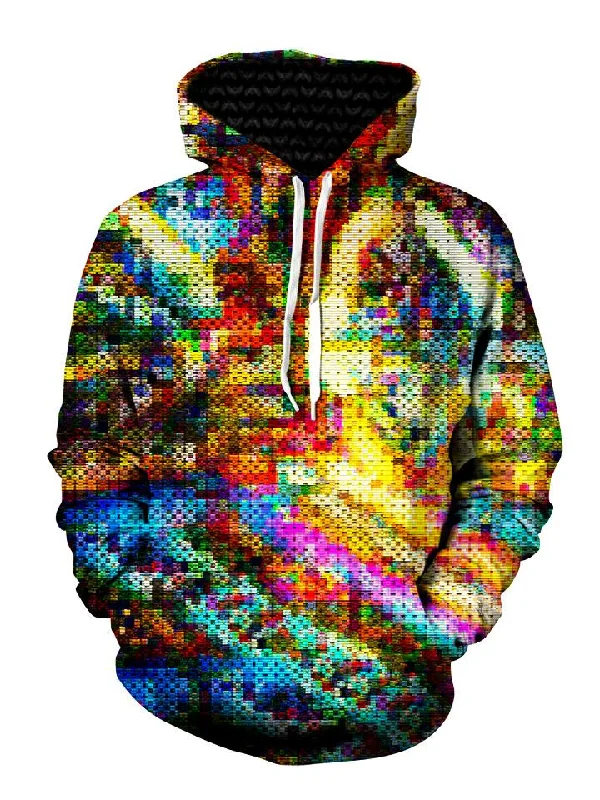 Blotted Pullover Hoodie Hoodie with Neon Bright Vibrant
