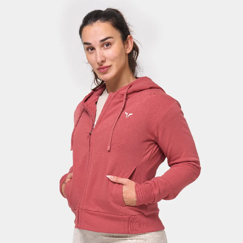 Slim Fit Hoodie - Marsala Hoodie with Illustration Artistic Creative