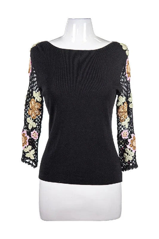 Vintage 90s Joseph A. Sweater Handmade Hand-knitted Hand-woven