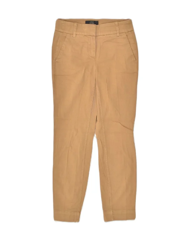 J. CREW Womens Slim Chino Trousers US 00 2XS W26 L26 Beige Cotton Trousers Plaid Checkered J. CREW Womens Slim Chino Trousers US 00 2XS W26 L26 Beige Cotton Trousers Plaid Checkered
