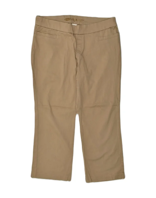 LEE Womens Petite Straight Casual Trousers US 20 3XL W42 L29 Beige Cotton Trousers New Arrival LEE Womens Petite Straight Casual Trousers US 20 3XL W42 L29 Beige Cotton Trousers New Arrival