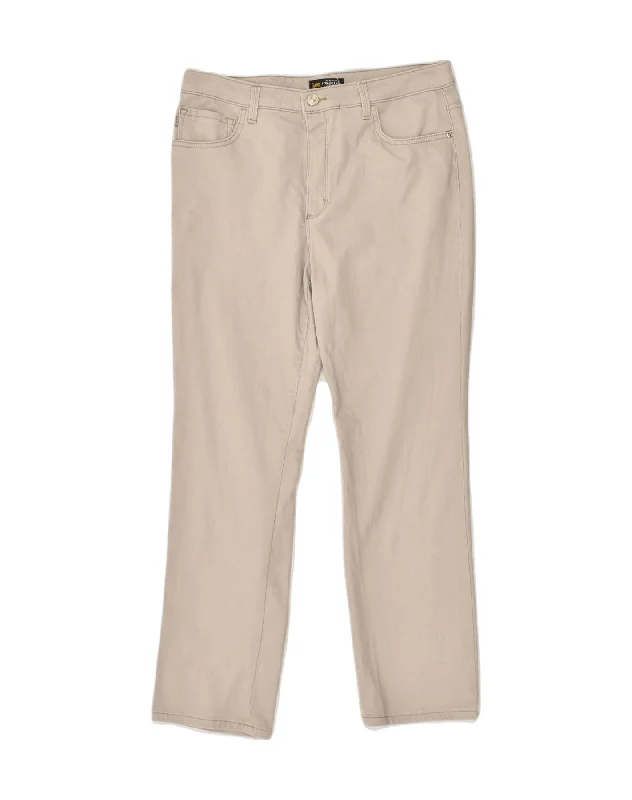 LEE Womens Relaxed Fit Casual Trousers US 14 XL W32 L29 Beige Cotton Trousers Favorite Customer LEE Womens Relaxed Fit Casual Trousers US 14 XL W32 L29 Beige Cotton Trousers Favorite Customer