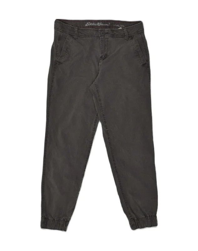 EDDIE BAUER Womens Joggers Chino Trousers US 4 Small W30 L27 Grey Trousers Prom Sequined EDDIE BAUER Womens Joggers Chino Trousers US 4 Small W30 L27 Grey Trousers Prom Sequined