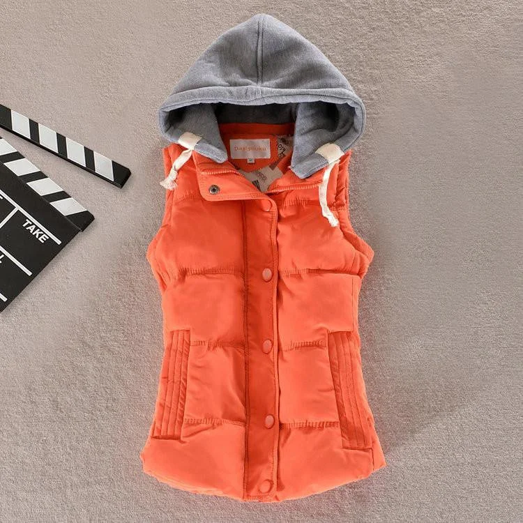 orange women vest