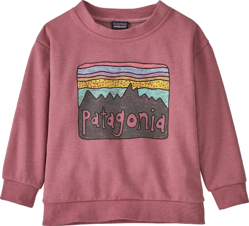 Lightweight Crew Sweatshirt - Baby|-|Chandail à molleton léger à col ras le cou - Bébé Hoodie with Raw Hem Edgy Unfinished