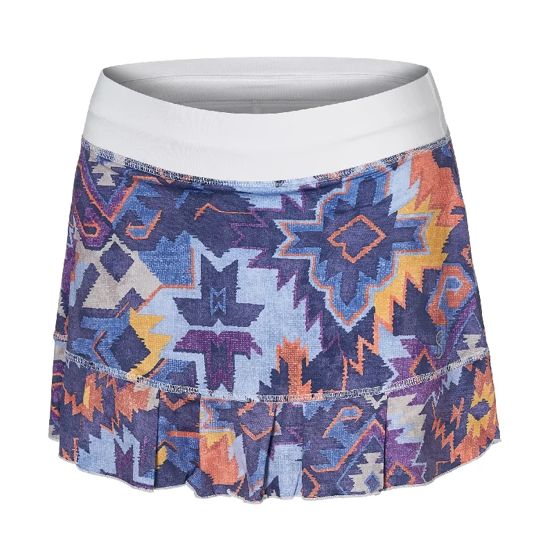 Sofibella UV Colors Print 14 Inch Womens Tennis Skirt chiffon skirt lightweight