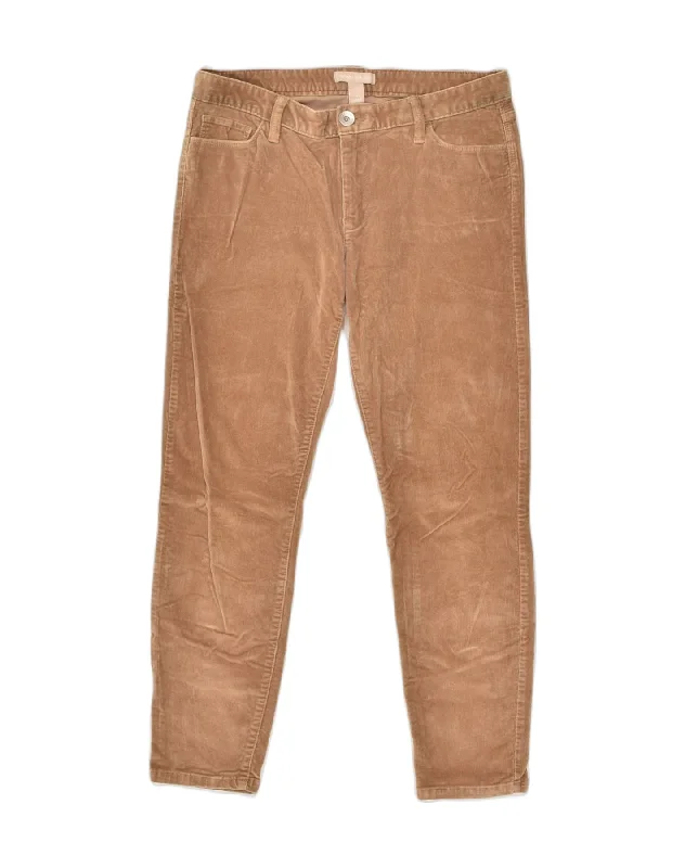 BANANA REPUBLIC Womens Slim Corduroy Trousers W30 L29 Brown Cotton Trousers Custom Made BANANA REPUBLIC Womens Slim Corduroy Trousers W30 L29 Brown Cotton Trousers Custom Made