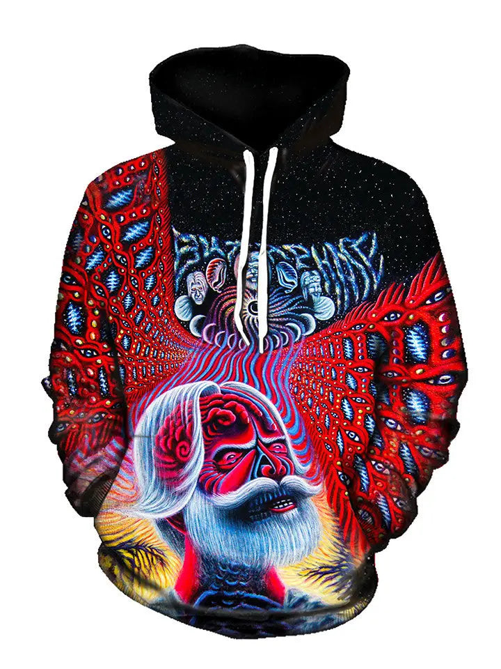 Weirwolf Pullover Art Hoodie Hoodie with Applique Textured Unique