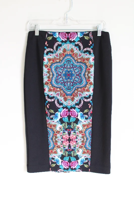 Nicole By Nicole Miller Mandala Fitted Skirt | S lace skirt intricate
