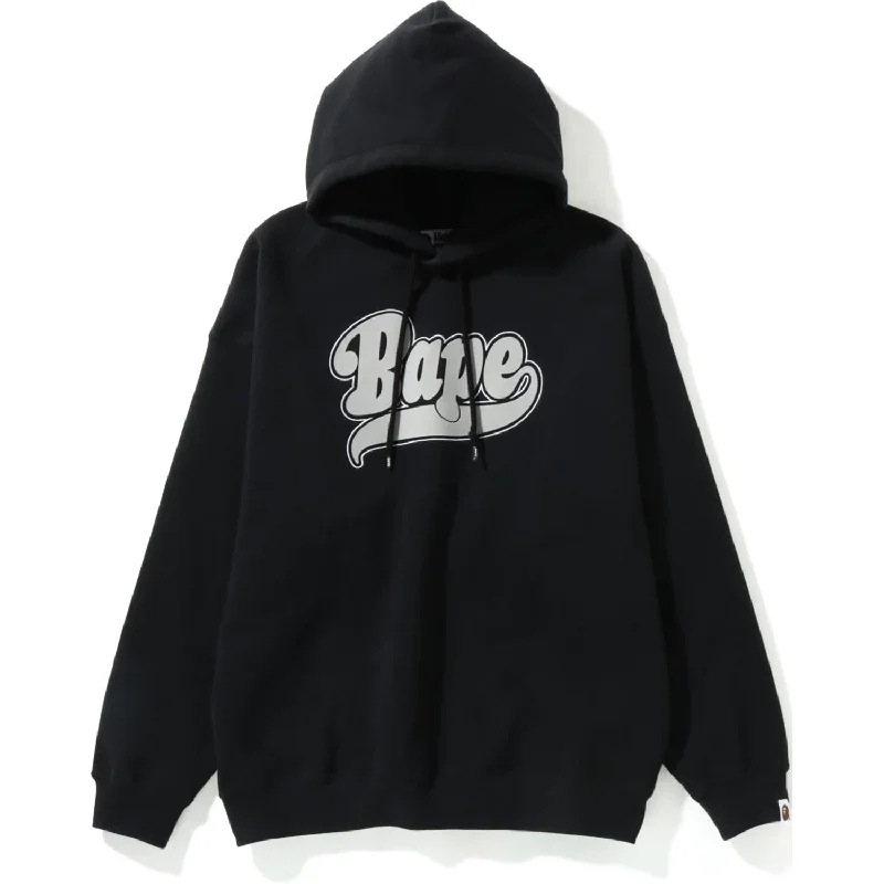 BAPE OVERSIZED PULLOVER HOODIE LADIES Hoodie with Drop Shoulder Relaxed Streetwear
