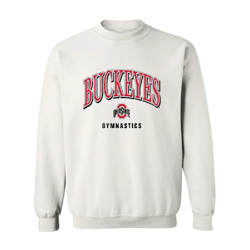 Ohio State - NCAA Women's Gymnastics : Cameron Smith - Classic Shersey Crewneck Sweatshirt Hoodie with Hem Contrast Bold Stylish Ohio State - NCAA Women's Gymnastics : Cameron Smith - Classic Shersey Crewneck Sweatshirt Hoodie with Hem Contrast Bold Stylish