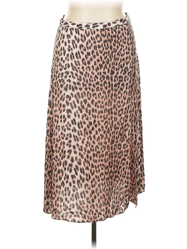 Casual Skirt satin skirt smooth