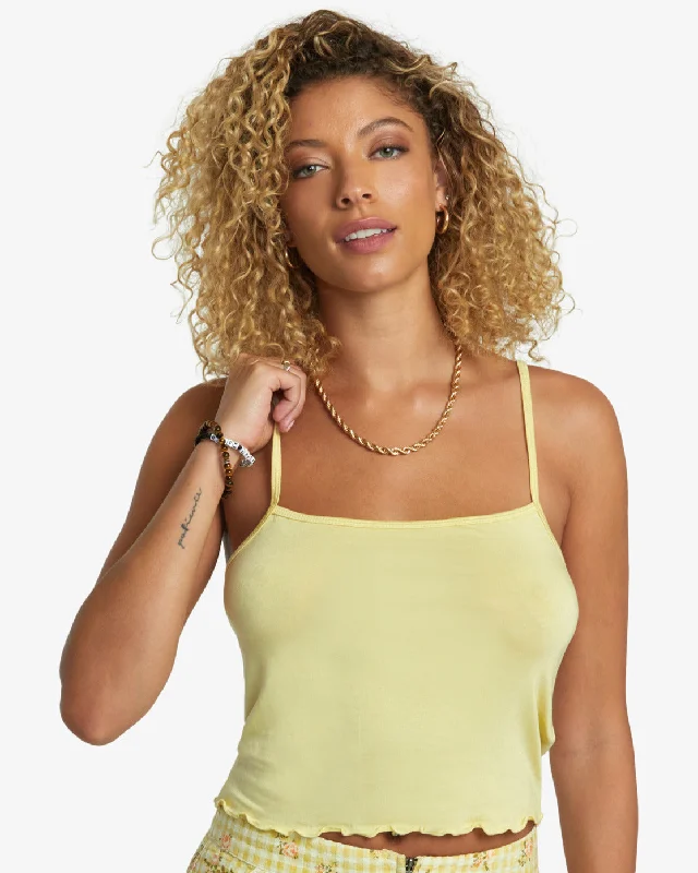All That Tank Top - Golden comfortable tank top
