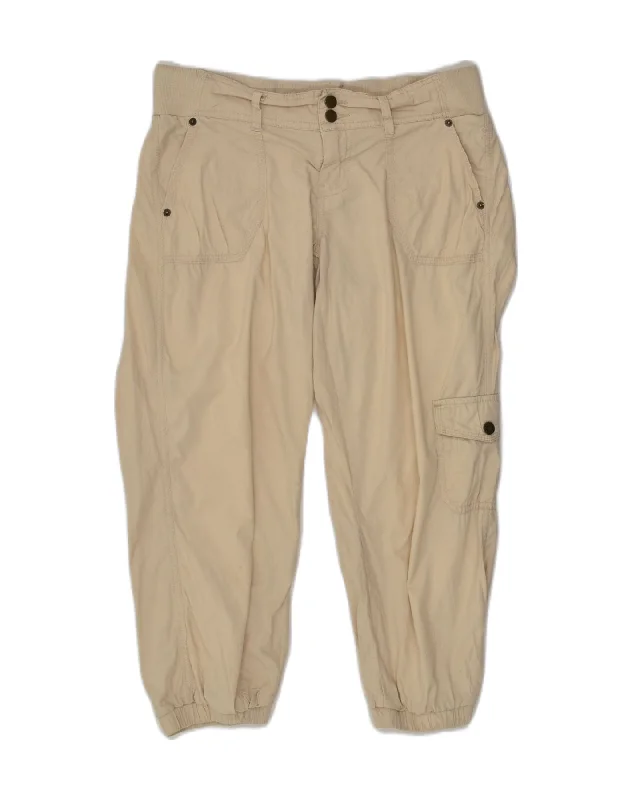 GUESS Womens Joggers Cargo Trousers US 6 Medium W30 L23 Beige Cotton Trousers Wedding White GUESS Womens Joggers Cargo Trousers US 6 Medium W30 L23 Beige Cotton Trousers Wedding White