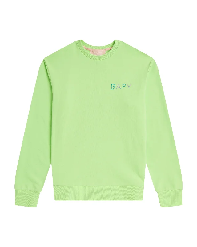 BAPY CHAIN STITCH LOGO SWEATSHIRT LADIES Hoodie with Slim Fit Tailored Modern