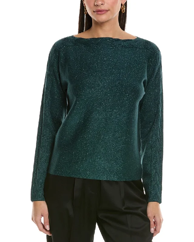 St. John Engineered Sweater Tailored Straight A-Line