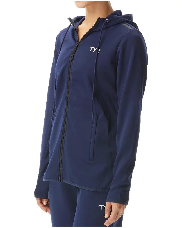 TYR Womens Alliance Podium Full Zip Hoodie Hoodie with Print Artistic Unique