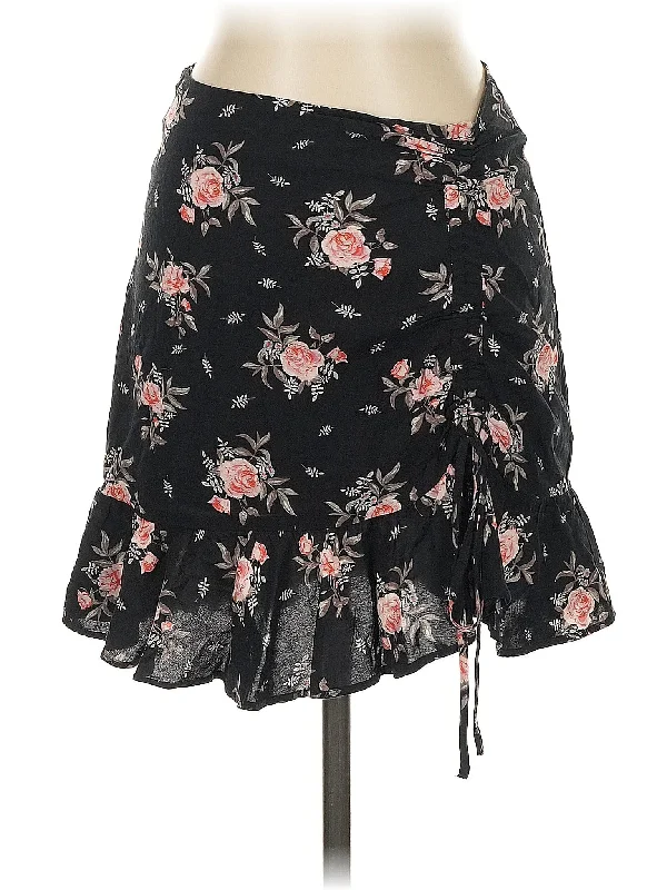 Casual Skirt asymmetrical skirt cut