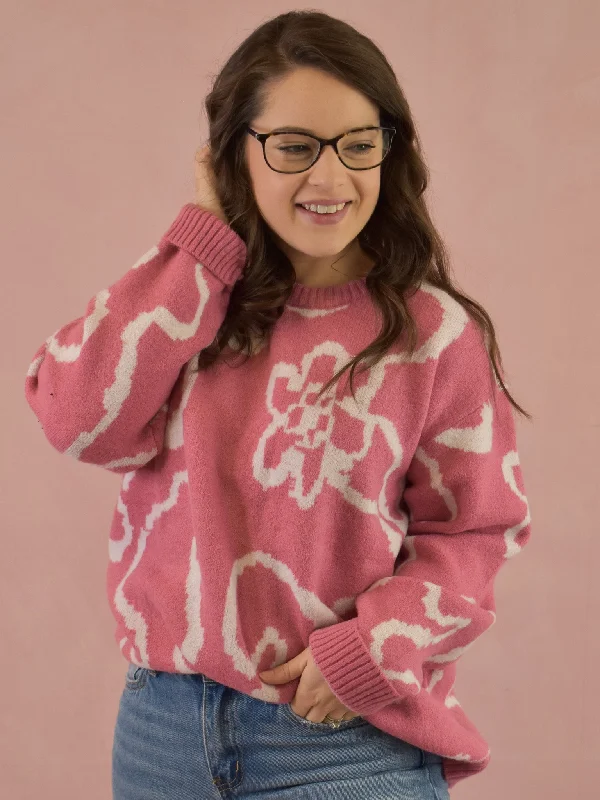 Back For You Floral Sweater Wool Sweater Cotton Sweater Cashmere Sweater