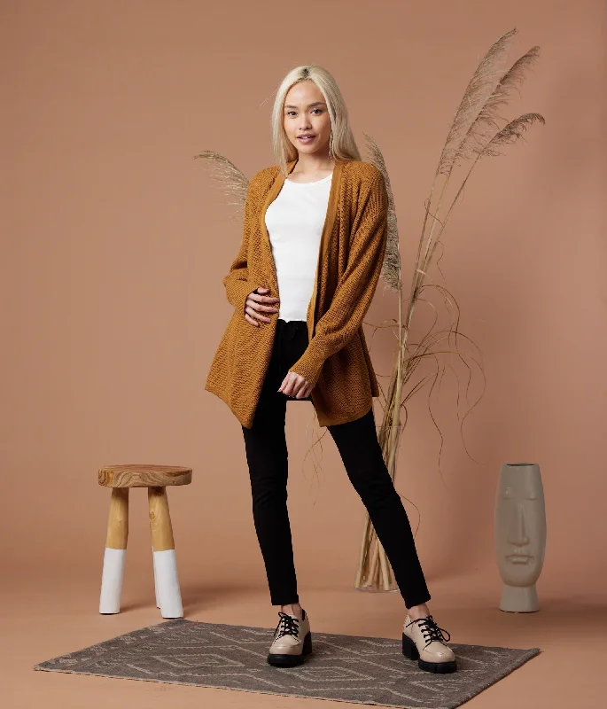 Wisteria Sweater - Cider Thin Thick Dense