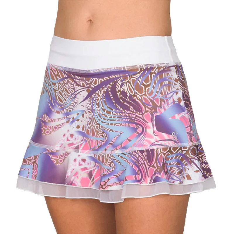 Sofibella UV Colors Doubles 13in Womens Tennis Skirt linen skirt natural