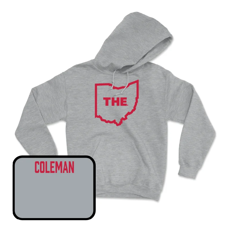 Sport Grey Women's Gymnastics The Hoodie - Janiya Coleman Hoodie with Turtle Neck Cozy Winter Sport Grey Women's Gymnastics The Hoodie - Janiya Coleman Hoodie with Turtle Neck Cozy Winter