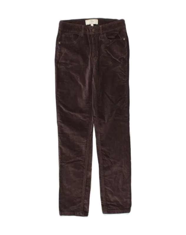 FAT FACE Womens Velour Straight Casual Trousers UK 8 Small W26 L27 Grey Trousers chic fashionable FAT FACE Womens Velour Straight Casual Trousers UK 8 Small W26 L27 Grey Trousers chic fashionable