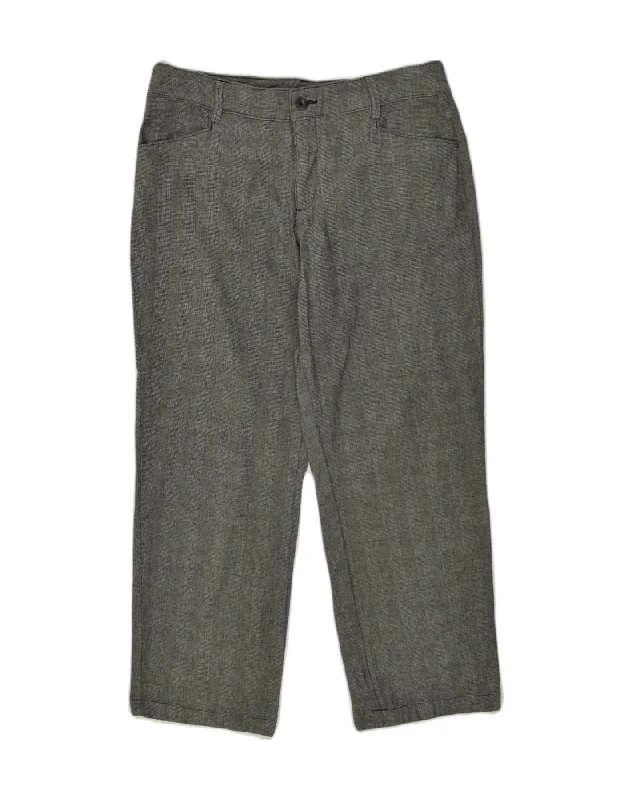 LEE Womens Short Relaxed Fit Casual Trousers US 14 XL W36 L27 Grey Cotton Trousers sophisticated sleek LEE Womens Short Relaxed Fit Casual Trousers US 14 XL W36 L27 Grey Cotton Trousers sophisticated sleek