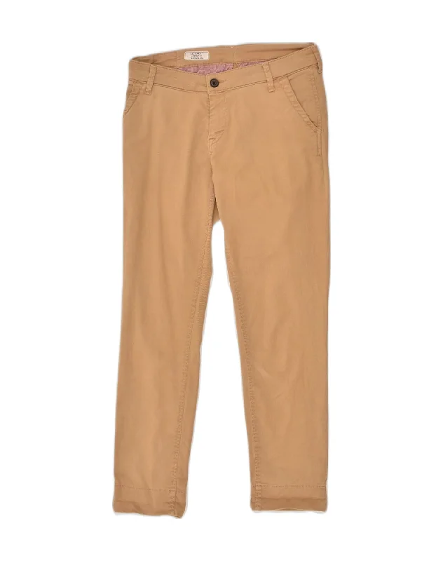 PEPE JEANS Womens Regular Fit Slim Chino Trousers W29 L27 Brown Cotton Trousers Gym Athletic PEPE JEANS Womens Regular Fit Slim Chino Trousers W29 L27 Brown Cotton Trousers Gym Athletic