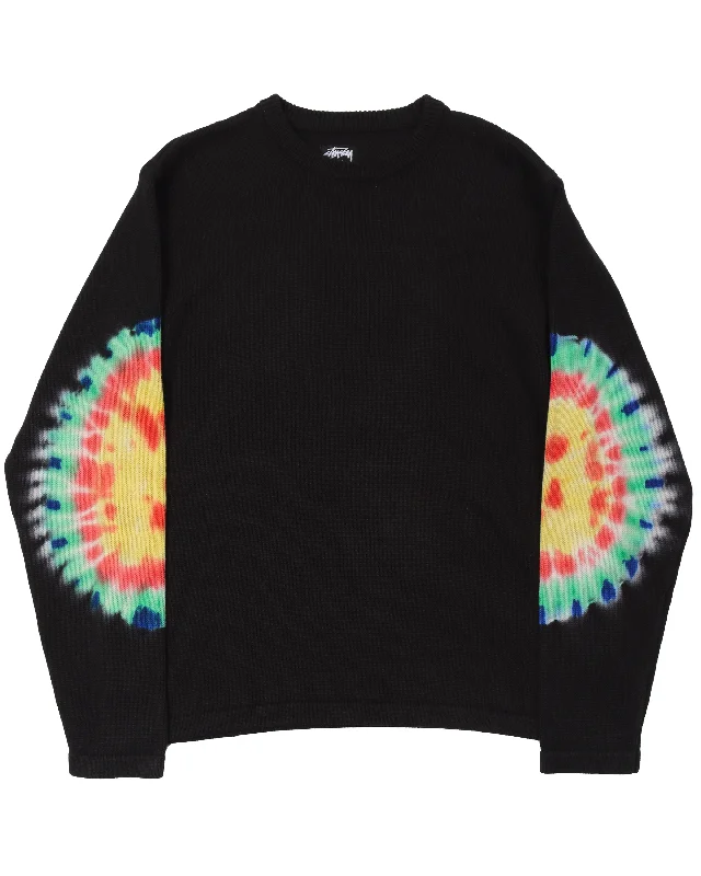 No Vacancy Inn Tie Dye Elbow Sweater Lightweight Heavyweight Midweight