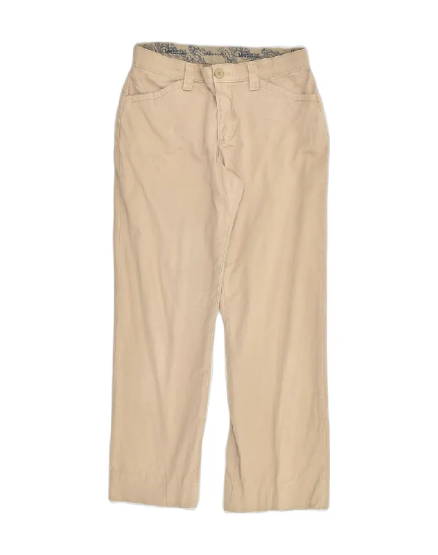 LEE Womens Petite Straight Casual Trousers US 4 Small W29 L27 Beige Trousers Seasonal Trendy LEE Womens Petite Straight Casual Trousers US 4 Small W29 L27 Beige Trousers Seasonal Trendy