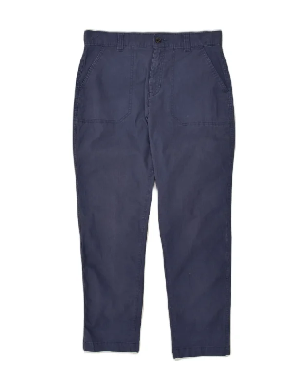 EDDIE BAUER Womens Slim Chino Trousers US 6 Medium W30 L26 Navy Blue Trousers Elastic Waist Soft EDDIE BAUER Womens Slim Chino Trousers US 6 Medium W30 L26 Navy Blue Trousers Elastic Waist Soft