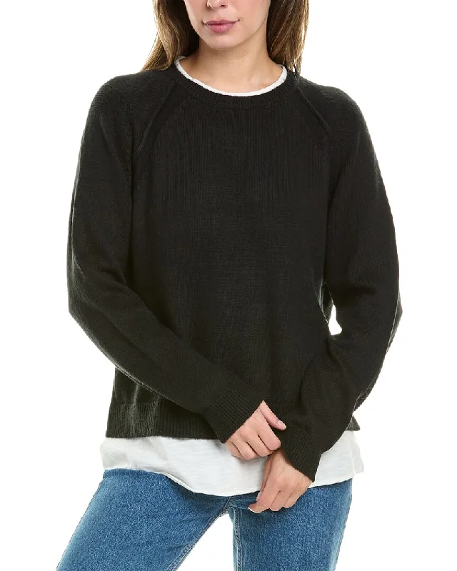 Design History Twofer Sweater Long Sweater Short Sweater Cropped Sweater
