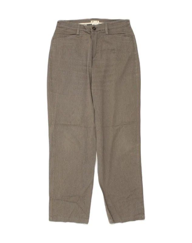 LEE Womens Tapered Casual Trousers US 12 Large W32 L33 Grey Cotton Trousers Capri Summer LEE Womens Tapered Casual Trousers US 12 Large W32 L33 Grey Cotton Trousers Capri Summer