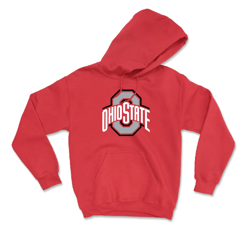 Red Women's Gymnastics Team Hoodie - Savannah Gonzalez Hoodie with Logo Branding Identity Red Women's Gymnastics Team Hoodie - Savannah Gonzalez Hoodie with Logo Branding Identity