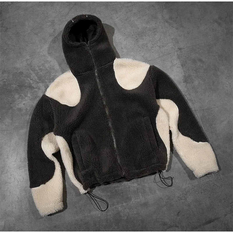 Advbridge Noble style fashion zip jacket Y2K wool splicing Thickened warm vintage hoodie streetwears winter men women Harajuku sweatshirts Cotton Fabric Linen Fabric Terry Fabric Advbridge Noble style fashion zip jacket Y2K wool splicing Thickened warm vintage hoodie streetwears winter men women Harajuku sweatshirts Cotton Fabric Linen Fabric Terry Fabric