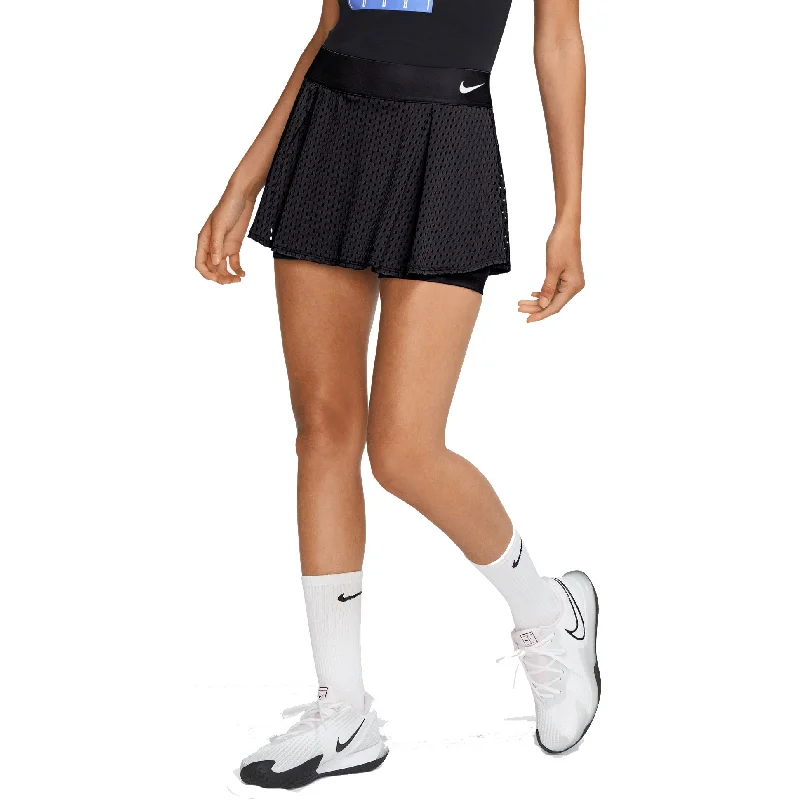 Nike Court Fall Essential Flouncy 12in Womens Tennis Skirt ribbed skirt waist