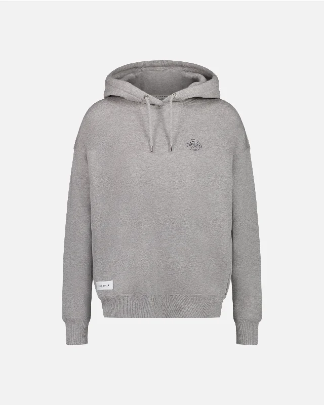 WOMEN HOODIE WITH VUARNET LOGO Hoodie with Hem Ribbing Snug Secure
