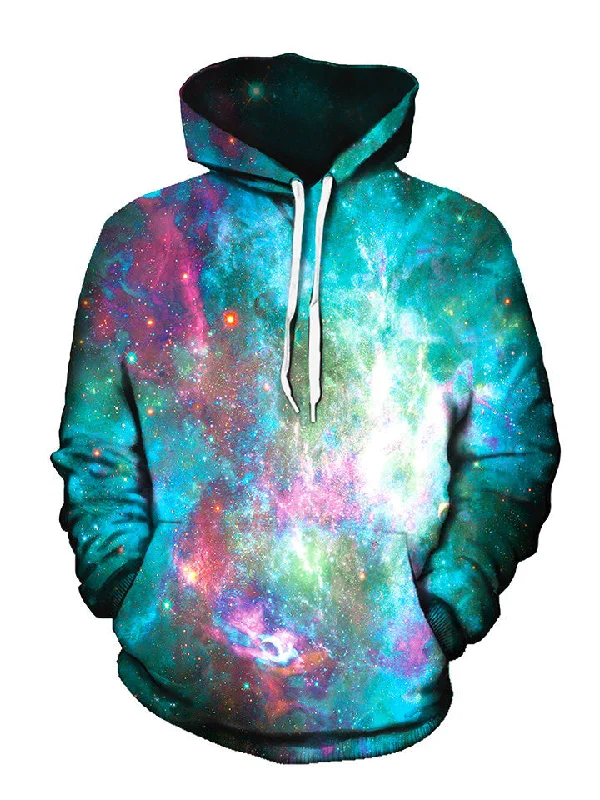 Galactic Transmission Pullover Hoodie Hoodie with Hem Embroidery Detailed Premium