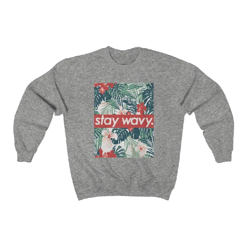 Jungle Sweatshirt Hoodie with Applique Textured Unique