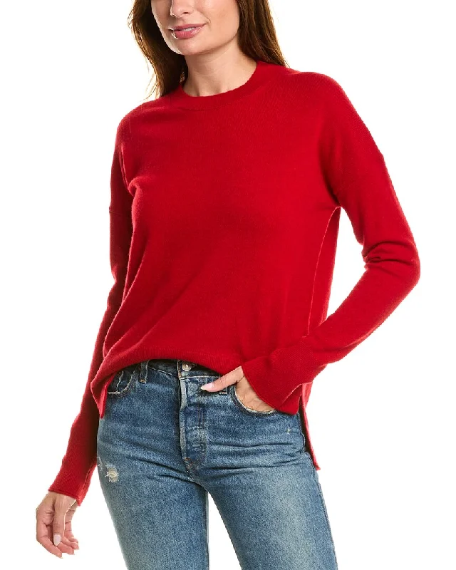 Theory Karenia Cashmere Sweater Faux Fur Fabric Real Fur Fabric Shearling Fabric