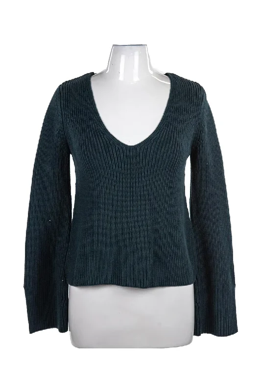 Mink Pink Sweater Hooded Caped Shawl Collar