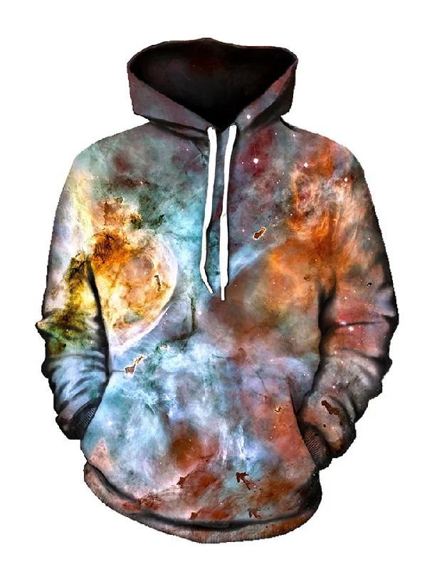 Abstracted Nebula Unisex Hoodie Hoodie with Monochrome Minimalist Simple
